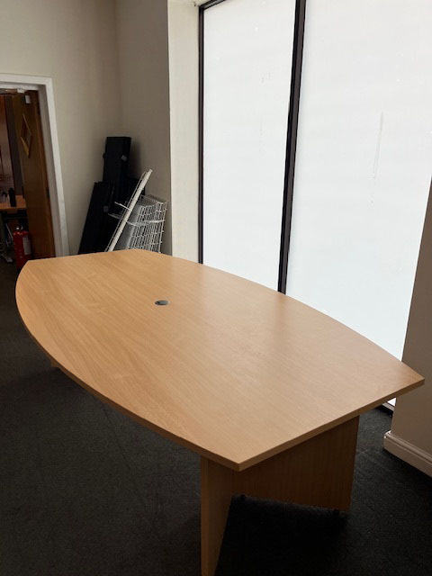 Beach Arrow Leg Boardroom Table