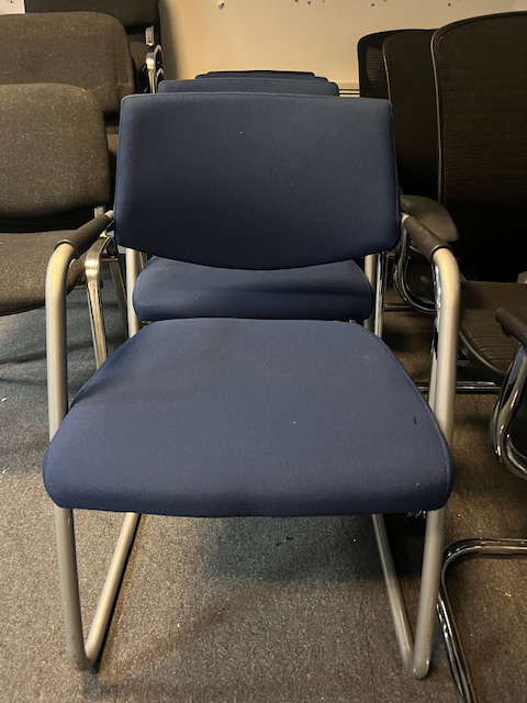 Blue meeting chairs
