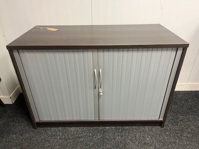 Dark Wood Storage Cupboard