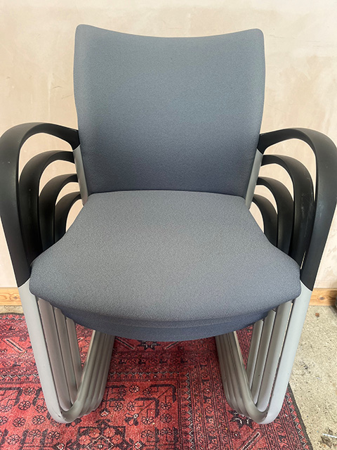 Light Blue/Grey Meeting Chair