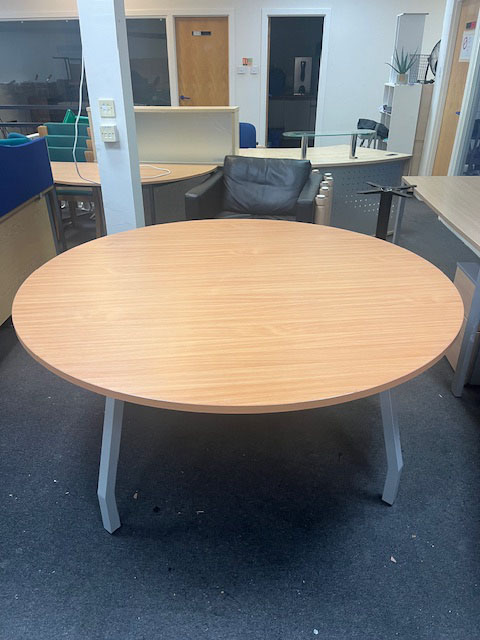 Round Beech Meeting Table