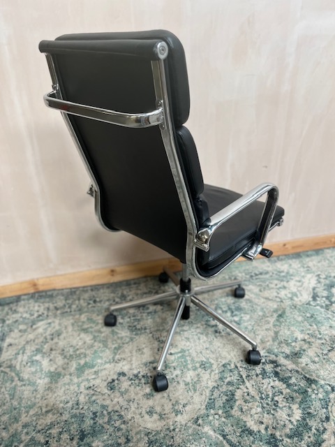 Leather High Back Operator Chair