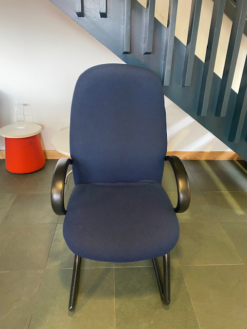 Navy Blue Meeting Chair