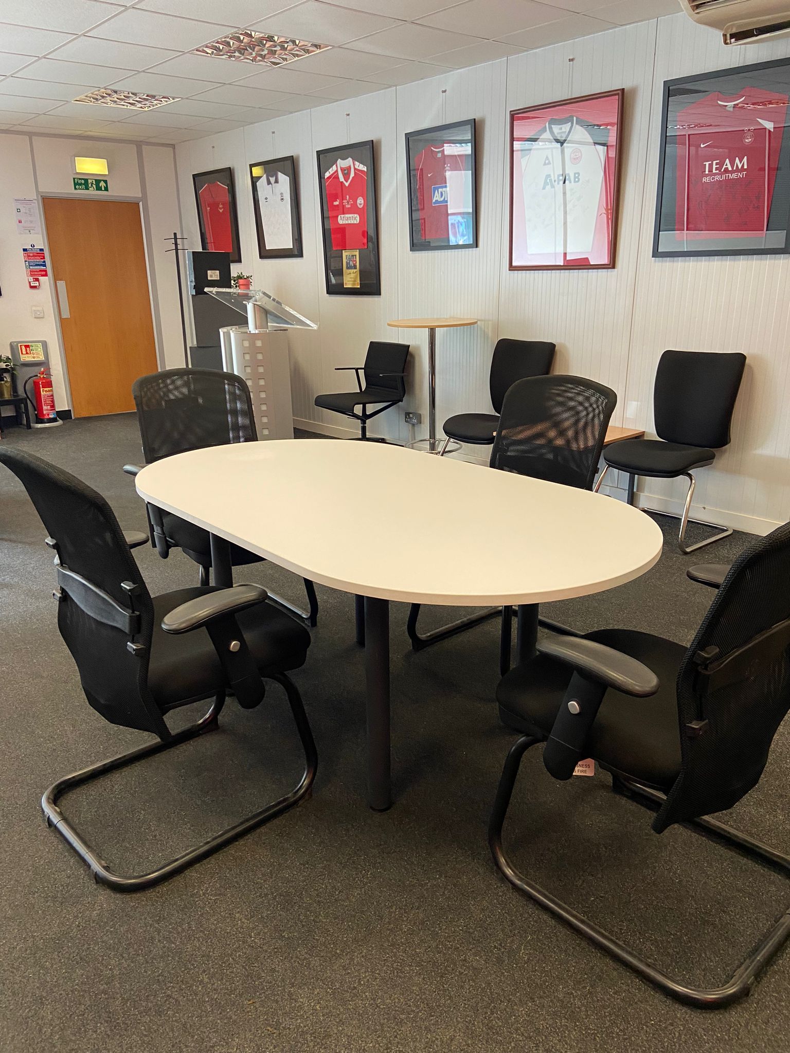 Refurbished White Meeting Table